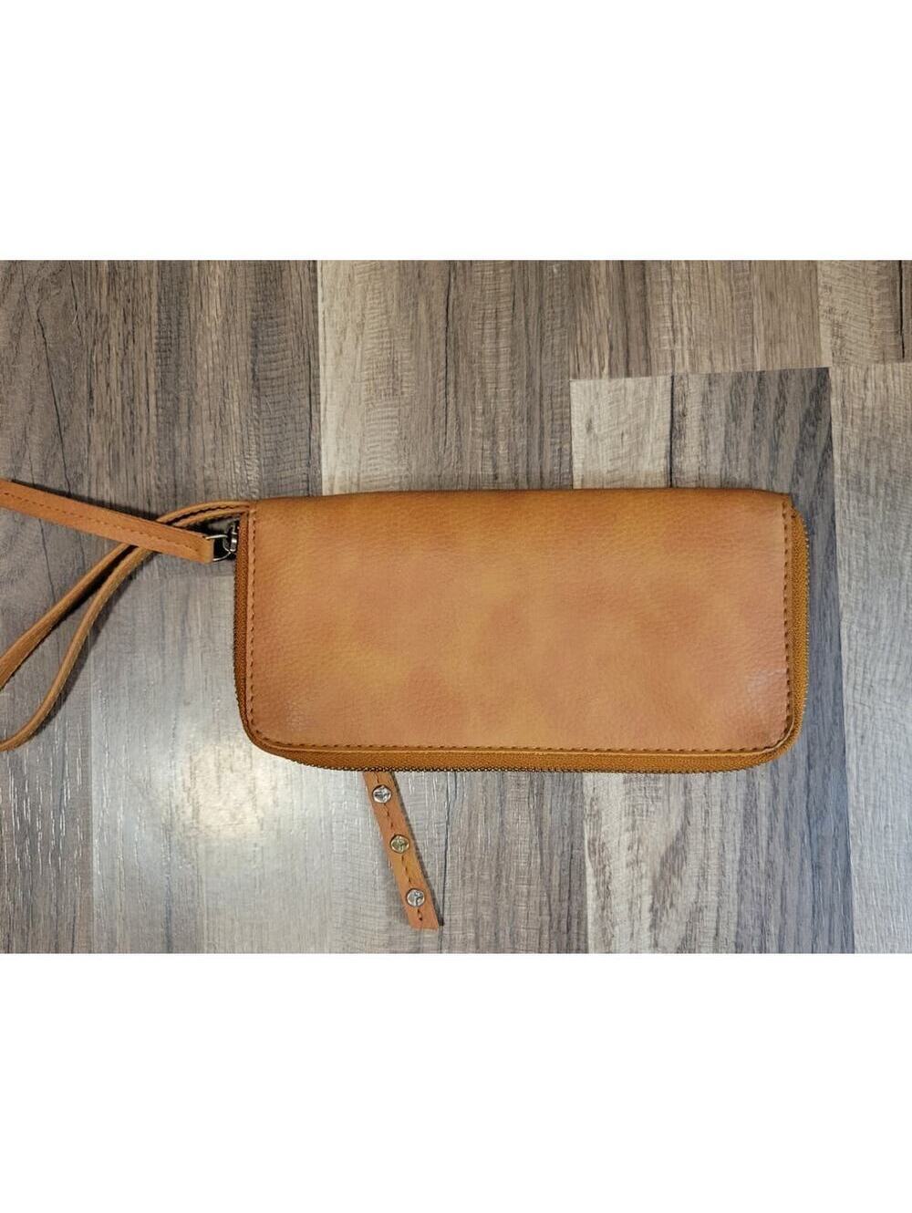 Free People Vegan Leather Wallet Wristlet - Picture 3 of 5
